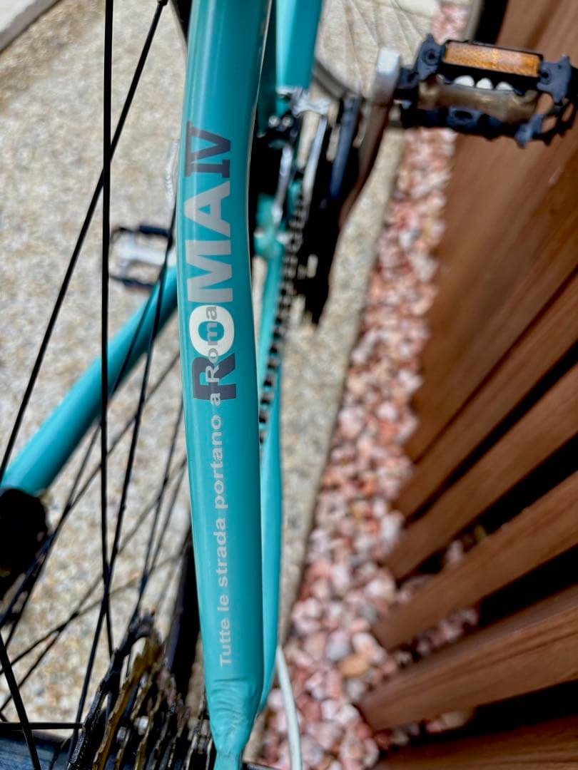 最終★引取限定【希少】57サイズ　Bianchi Roma4 ビアンキ　ローマ4