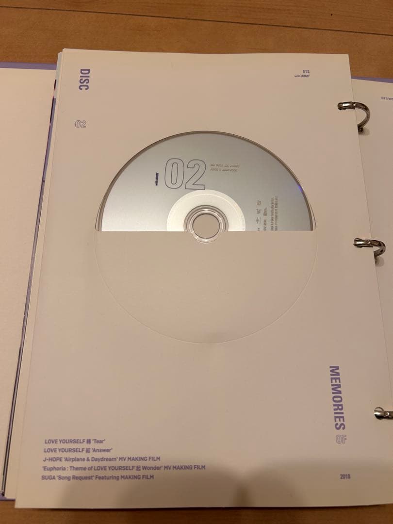 BTS MEMORIES OF 2018 トレカジョングク