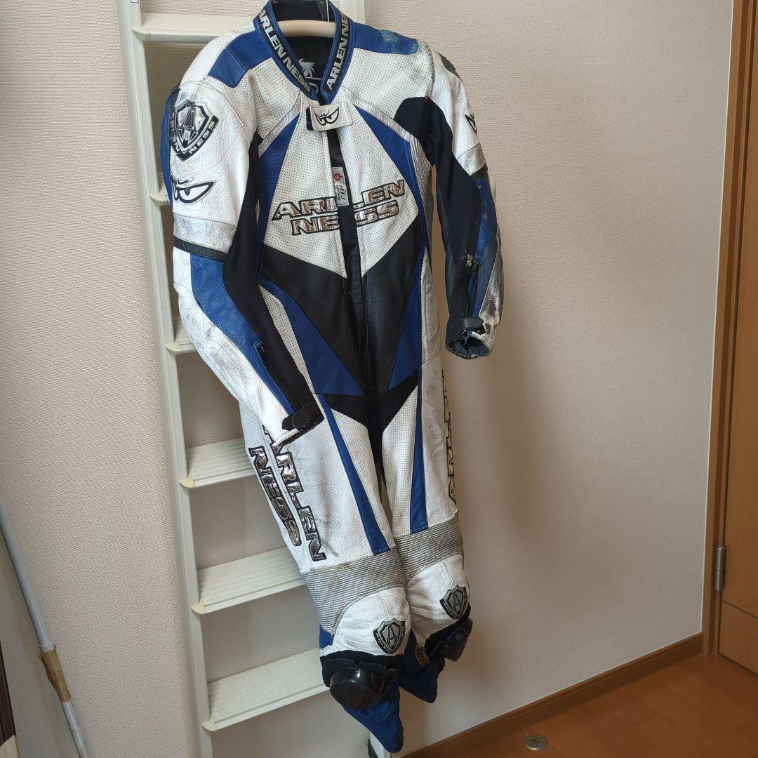 ARLEN NESS 革ツナギ 青/白/黒