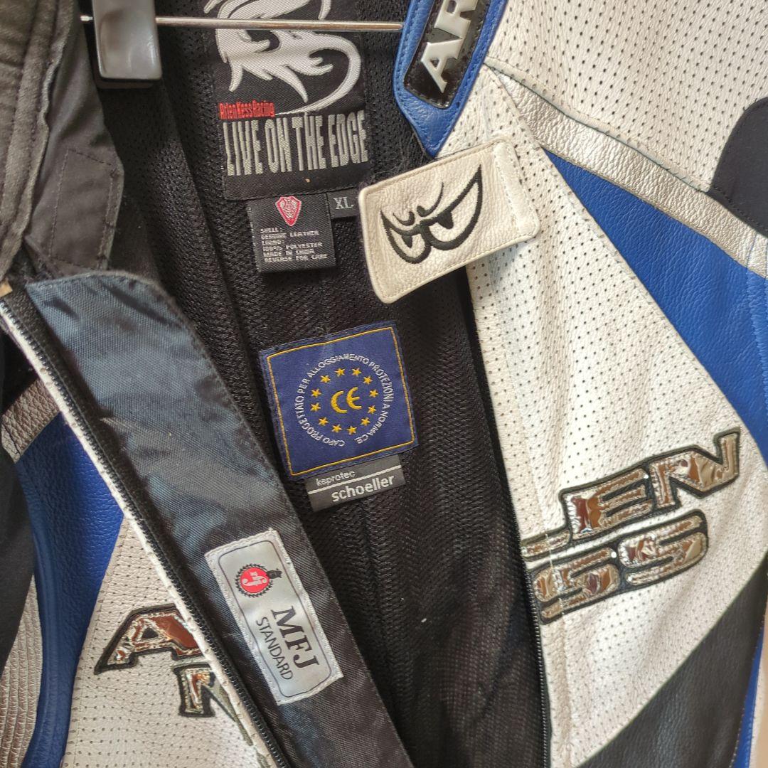 ARLEN NESS 革ツナギ 青/白/黒