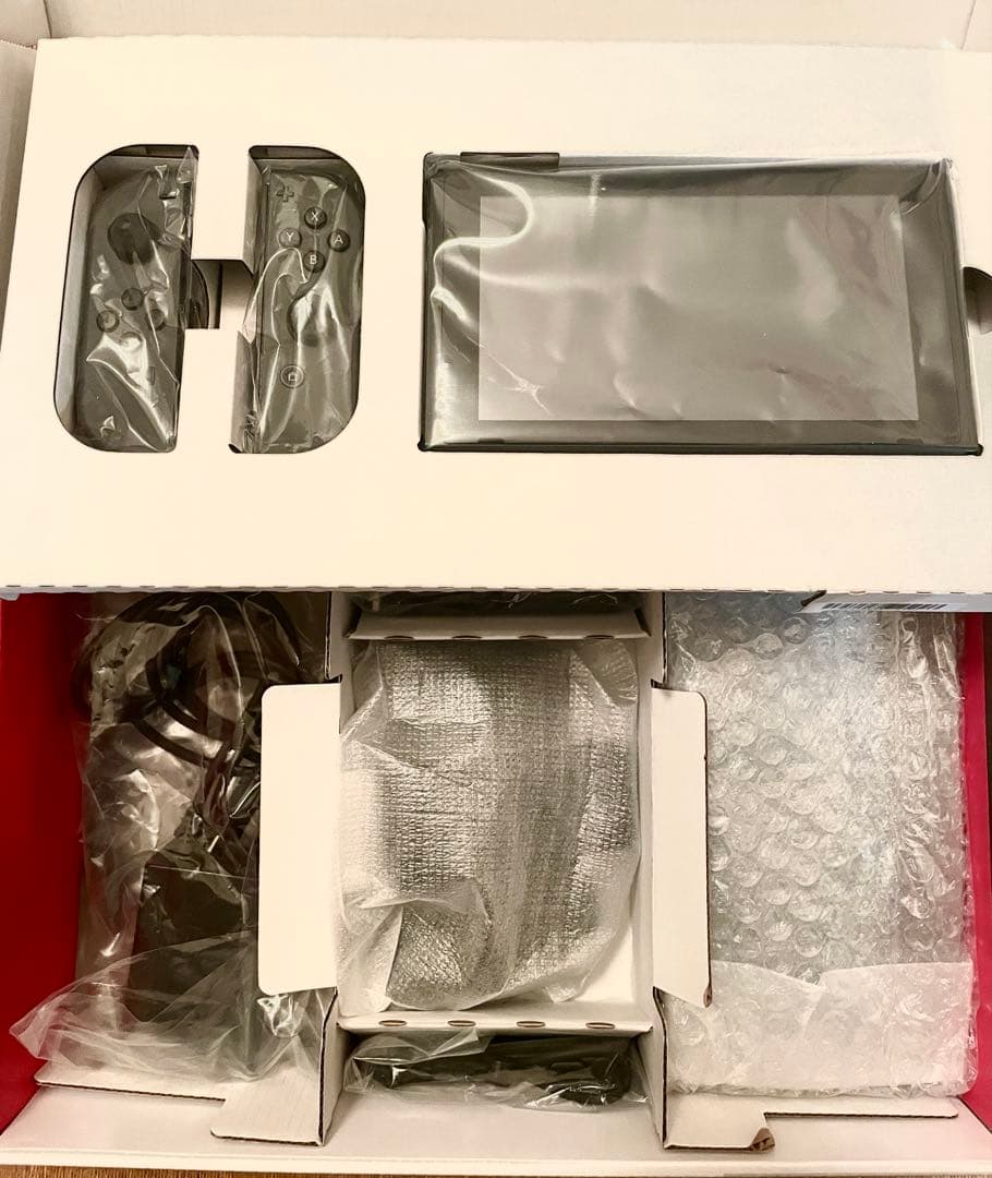 Nintendo switch グレー本体 バッテリー強化版 新型