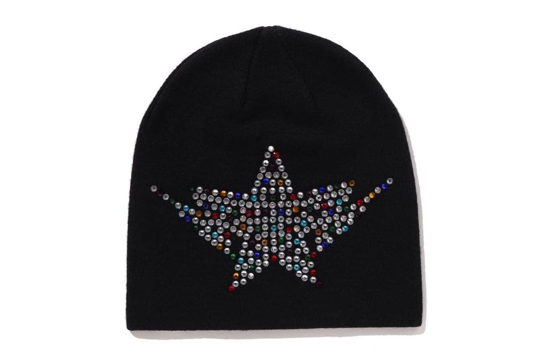 【A BATHING APE】COLOR STONE STA KNIT CAP