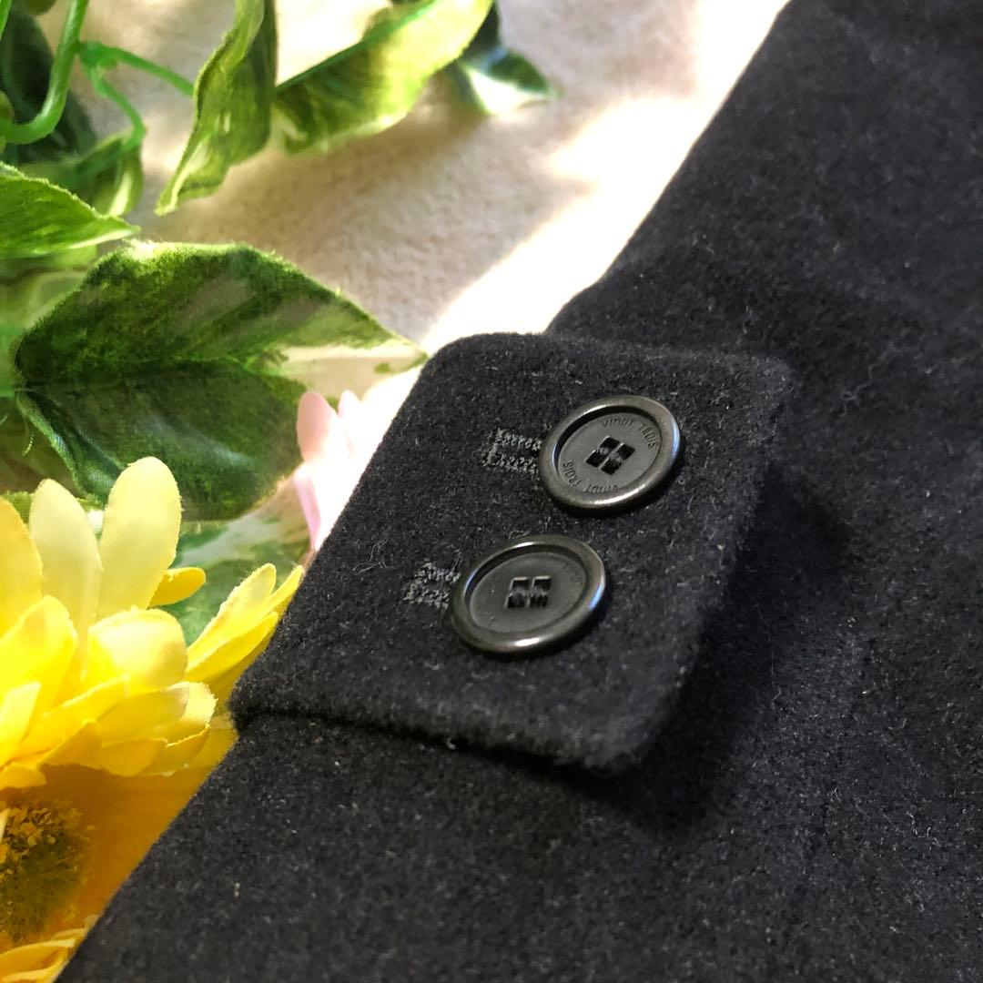 美品♡ 23区　ニジュウサンク　アンゴラコート ロング　ブラック　ベルト付き　M