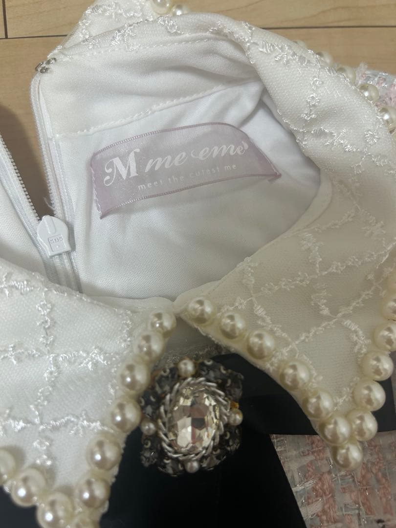 M me eme ツイードワンピース