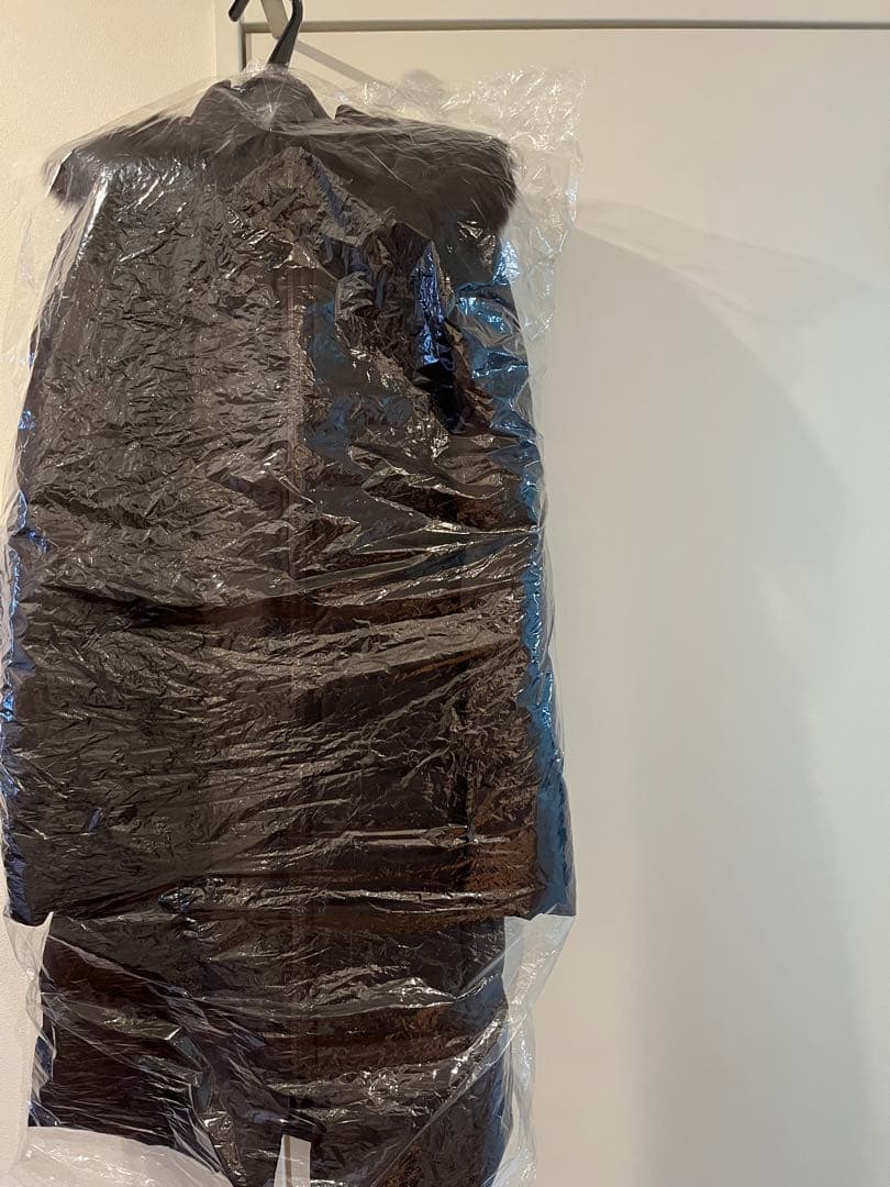 ［新品］ウエストマークパフィコート　ブラウン