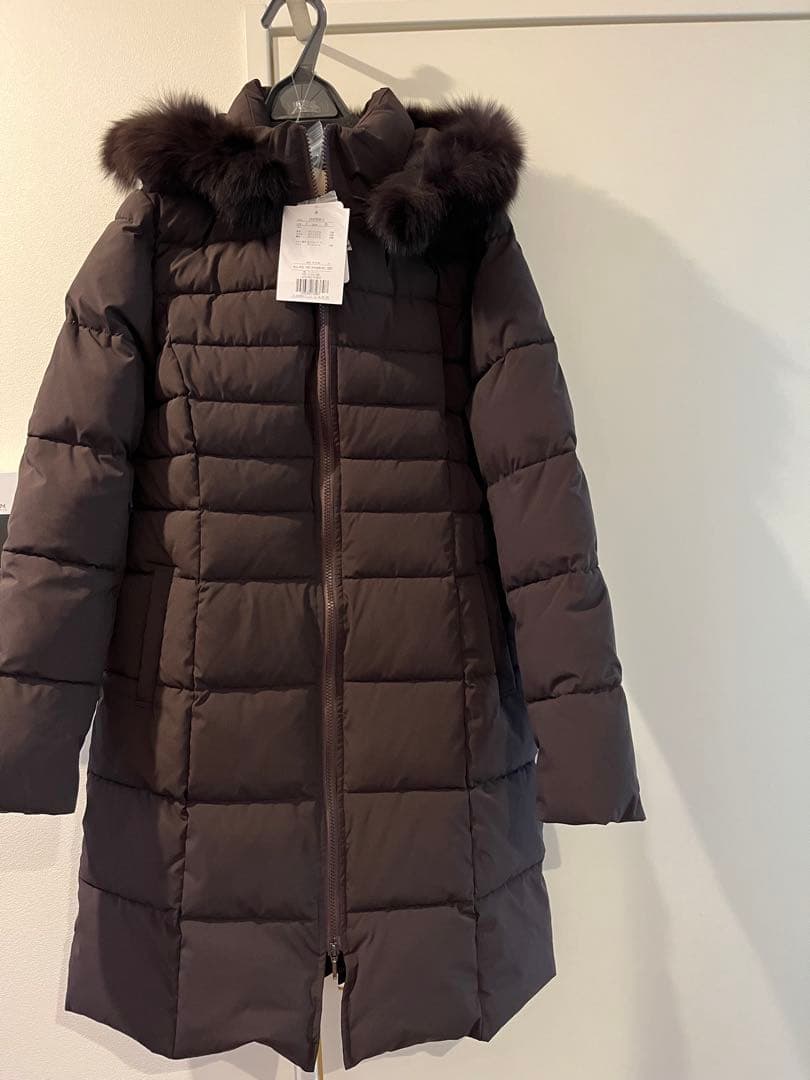 ［新品］ウエストマークパフィコート　ブラウン