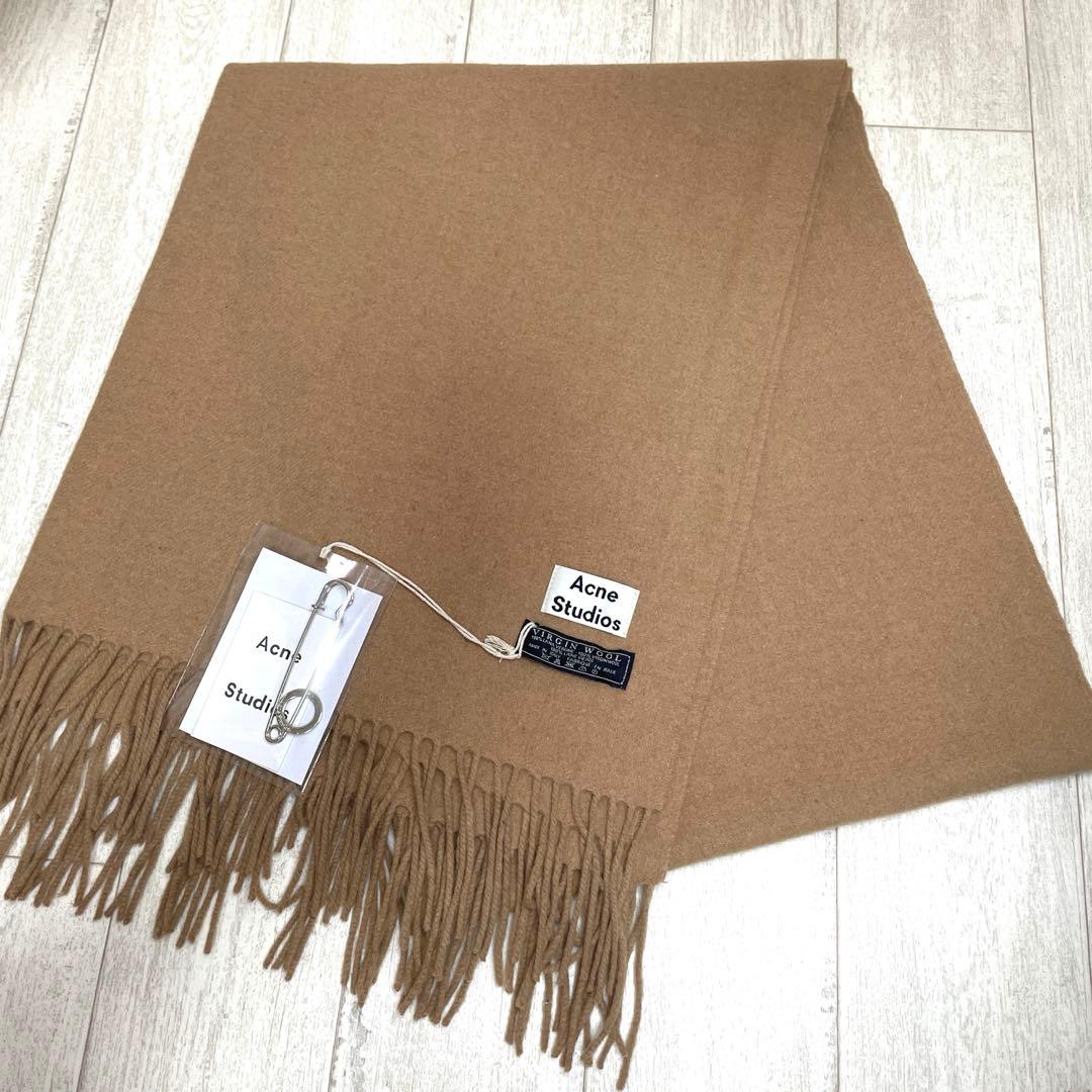 ◆未使用品◆ Acne Studios ヴァージンウール 大判マフラー　ストール