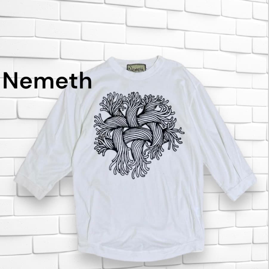 『Nemeth』 ネメス (M) Embroidery Rope Tシャツ
