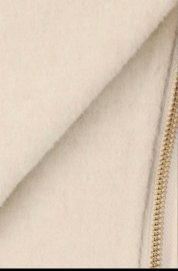 タグ付き新品未使用【Noble】キャメルミックスリバージップコート☆サイズ36