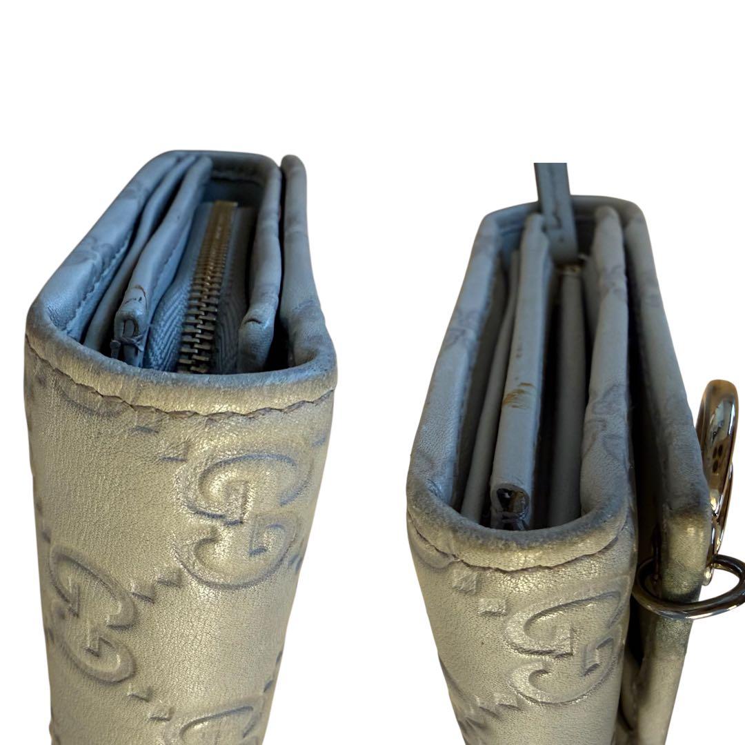 GUCCI GGパターン 長財布 アイボリー