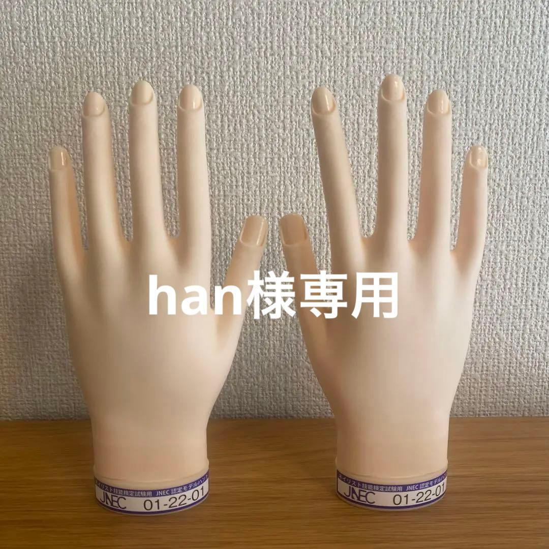 JNEC ネイリスト技能検定試験用　練習用セット認定モデルハンド
