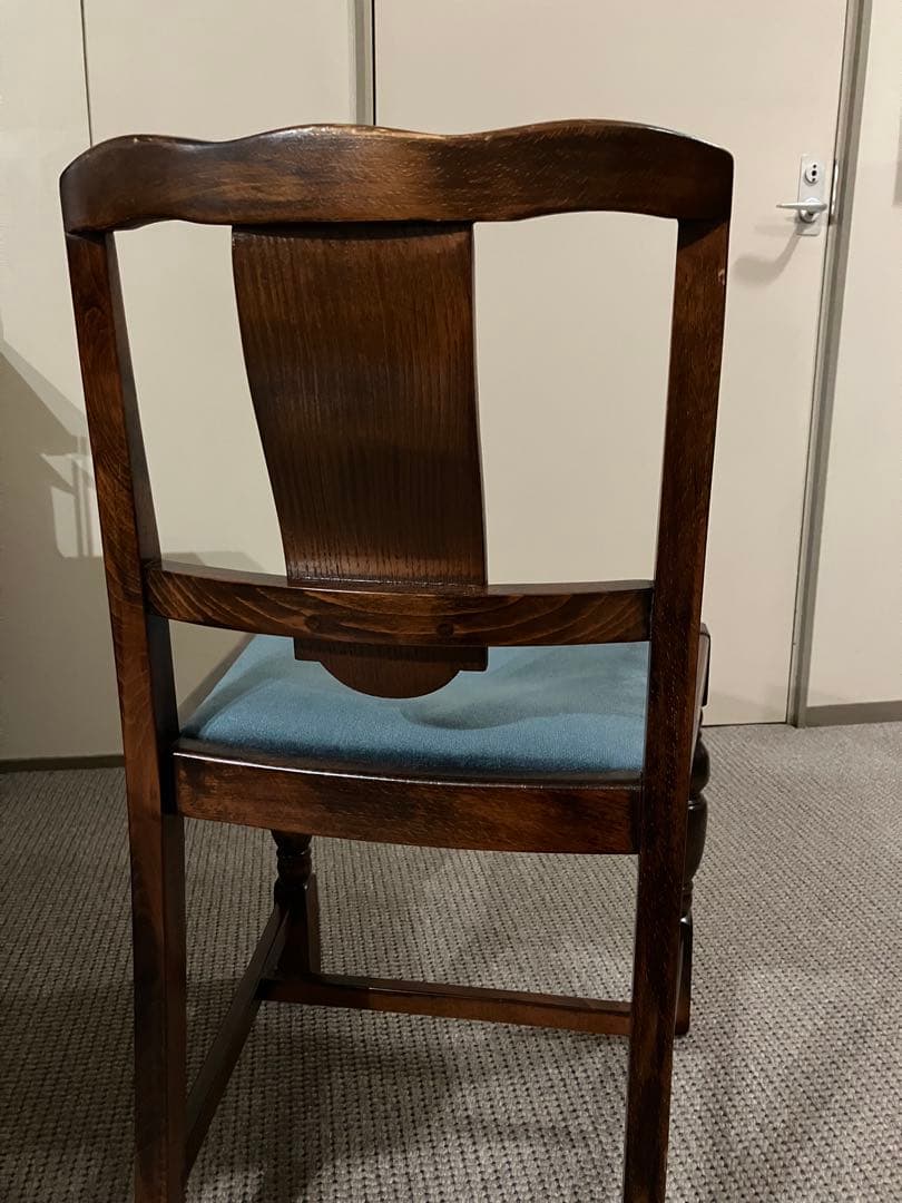 イギリス　アンティークダイニングチェア