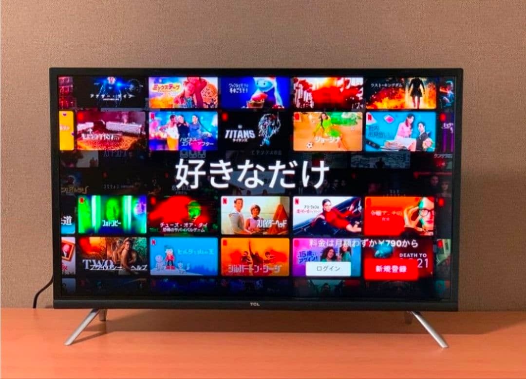 TCLスマートテレビ 32型 2022年製 動画アプリ/地上波Android搭載