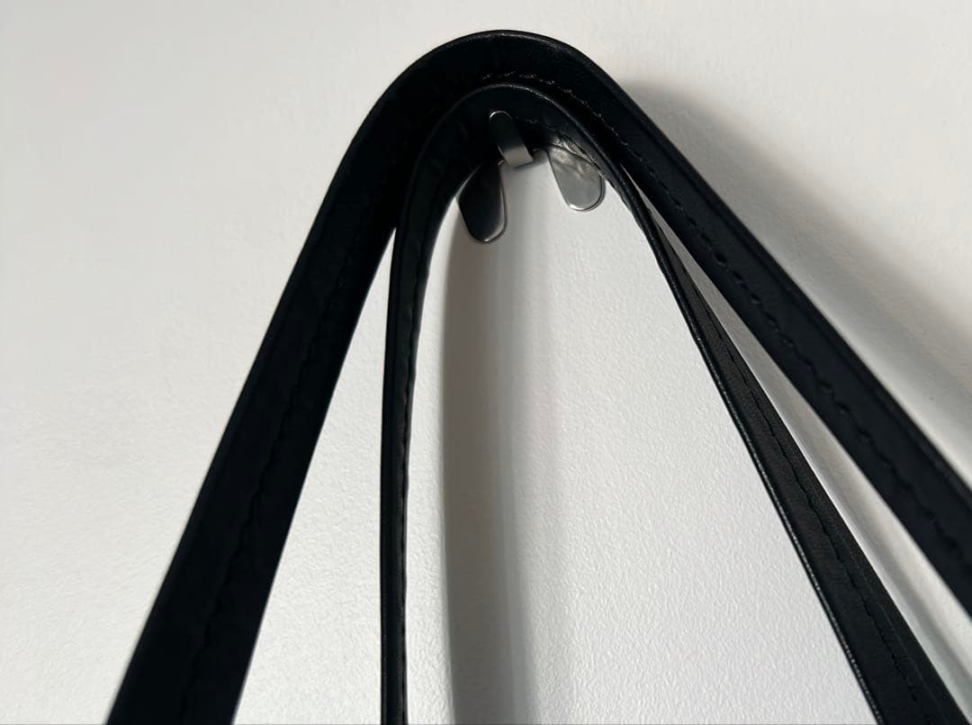 セリーヌ トートバッグ レザー ホリゾンタルカバ 黒 ブラック 保存袋付 旧ロゴ