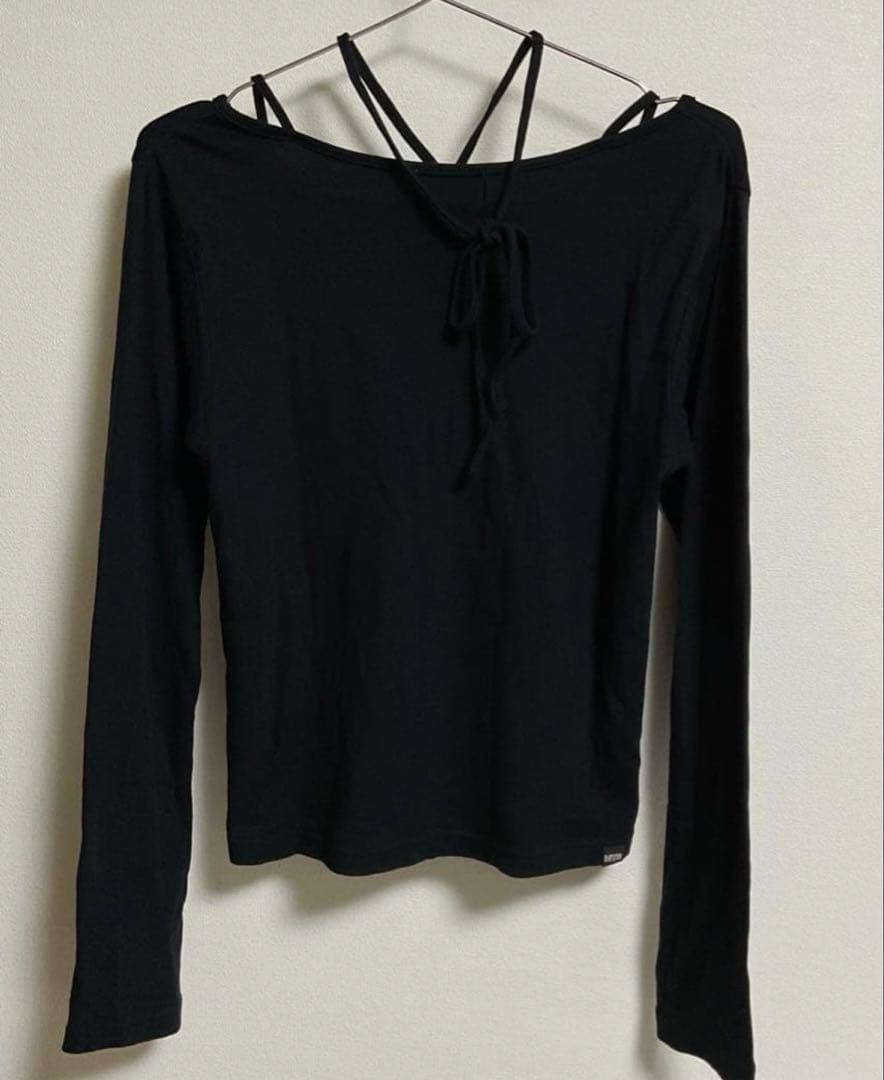 BLACK CAT WOMAN チビTシャツ　黒　ブラック　レディース