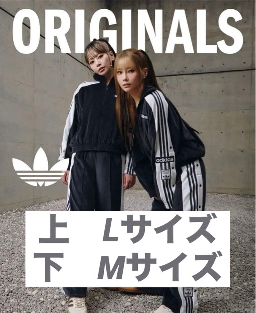 【新品】セットアップ　W ADIBREAK VELOUR 上Lサイズ　下Mサイズ