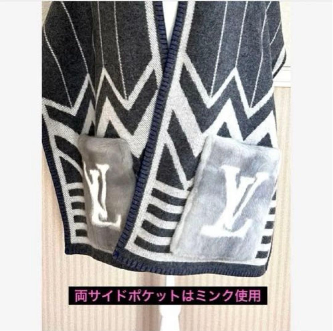 新品未使用♪ 最上級ミンクポケット使用♪メンズコレクション.マフラーM76041