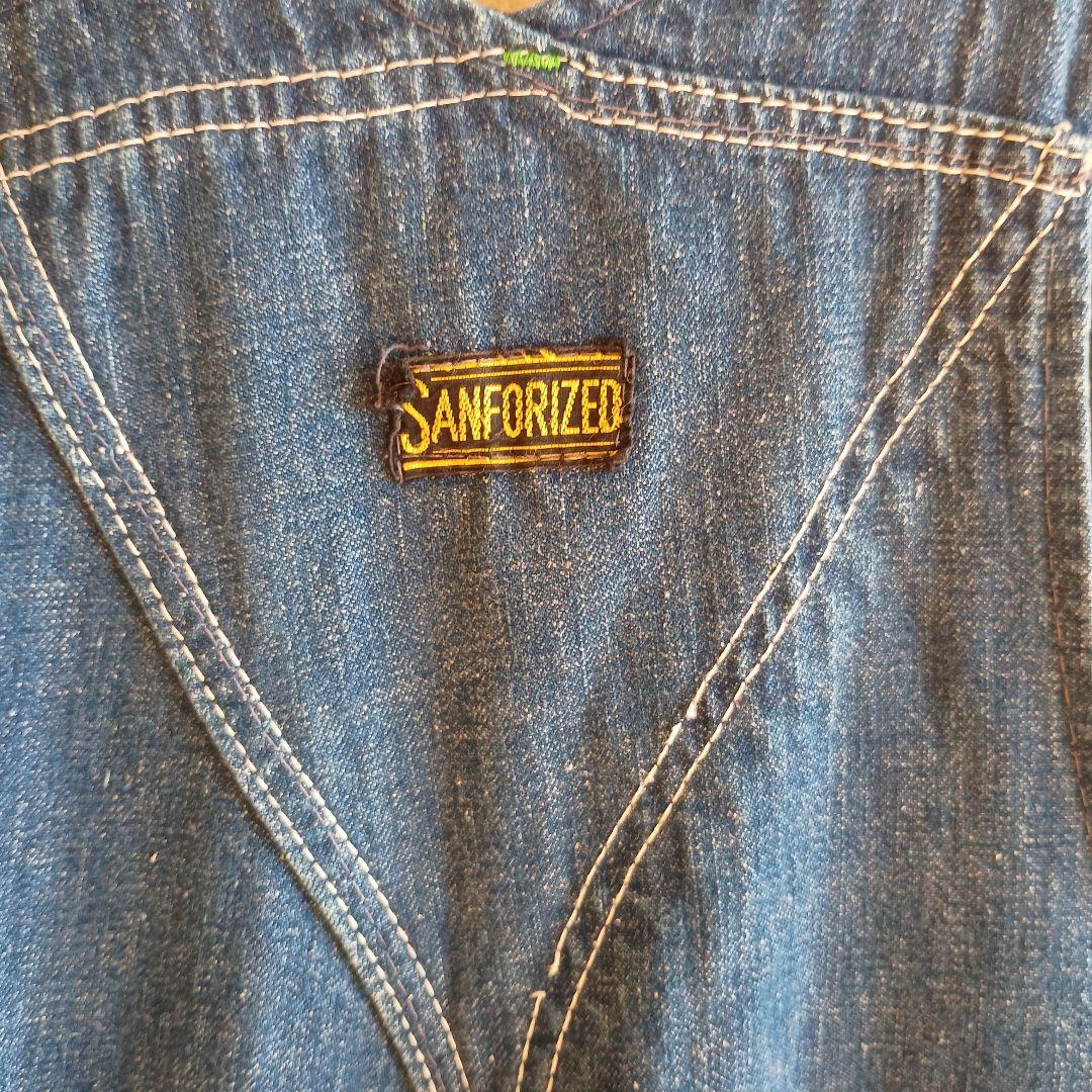 50s 60s USA製 vintage オーバーオール SANFORIZED
