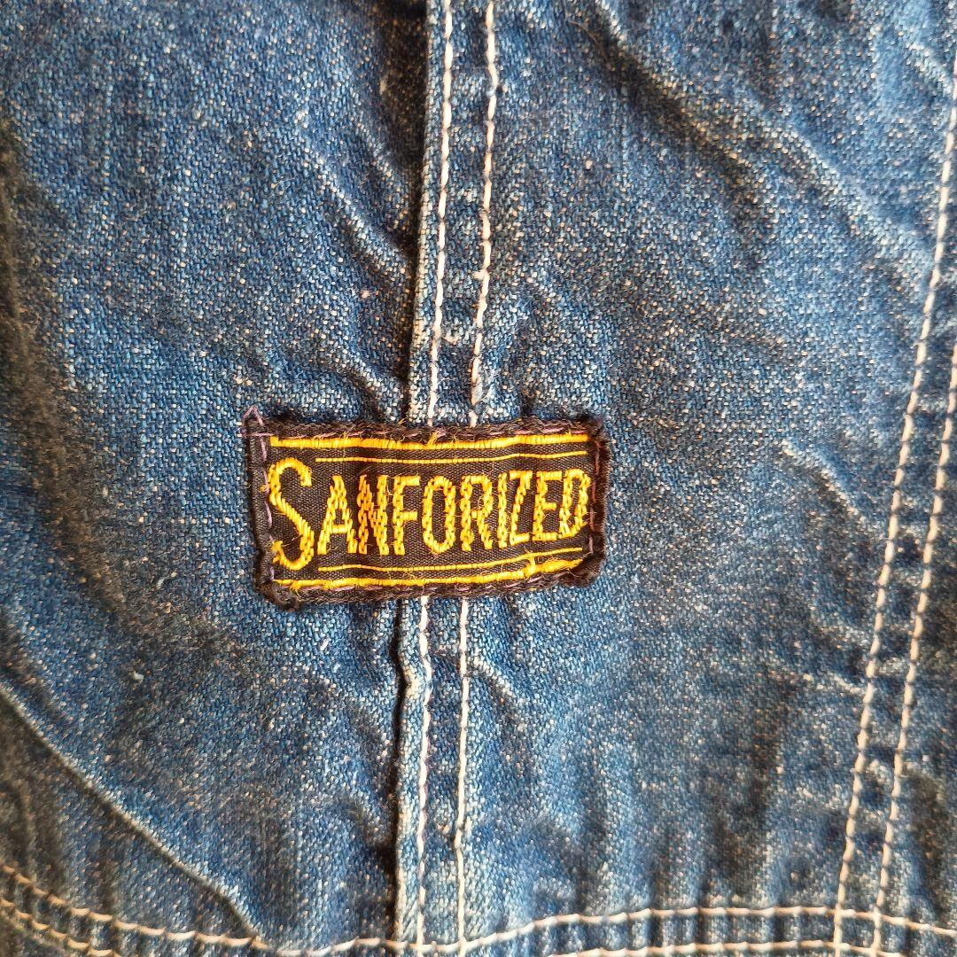 50s 60s USA製 vintage オーバーオール SANFORIZED