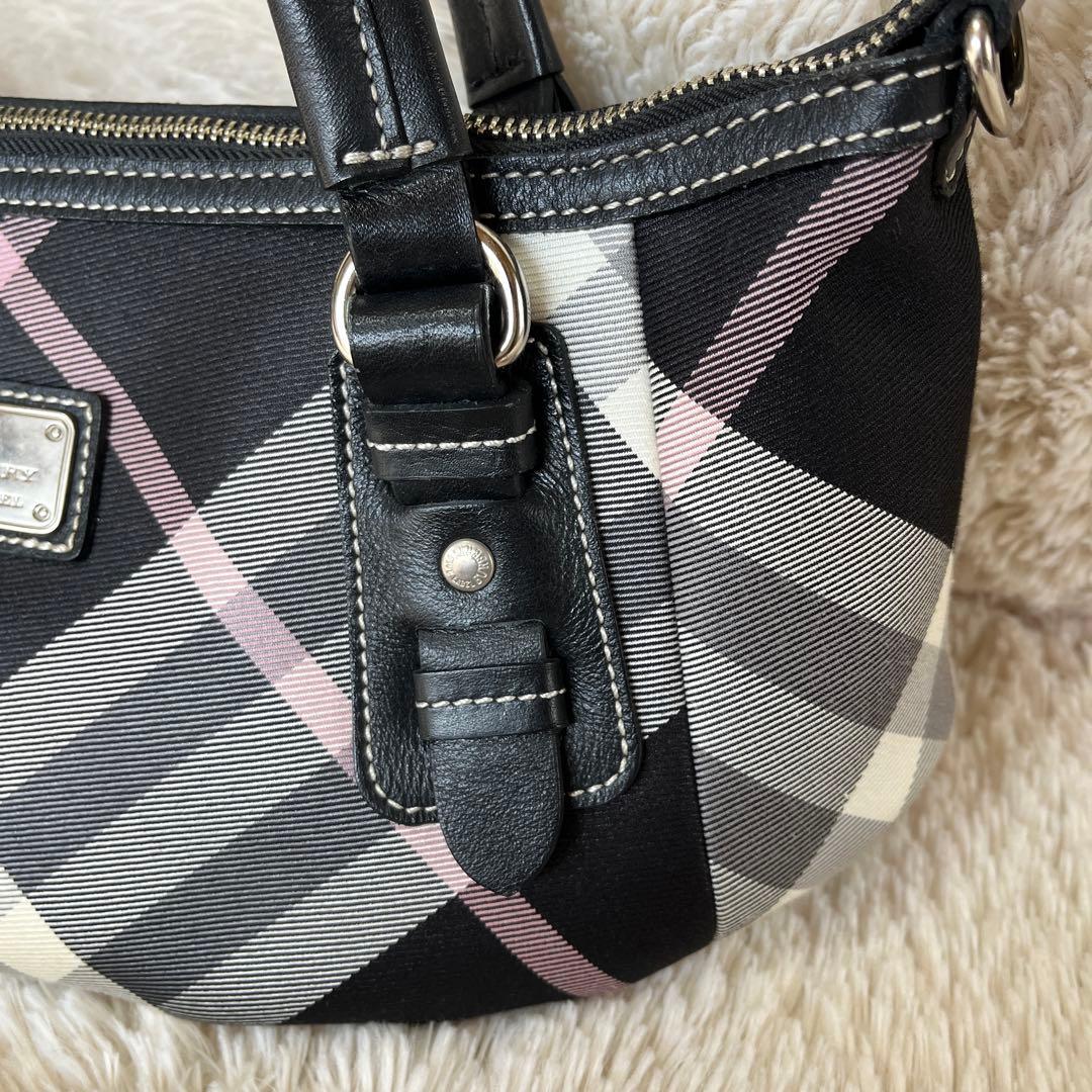 BURBERRY BLUE LABEL ショルダーバックノバチェック 2way
