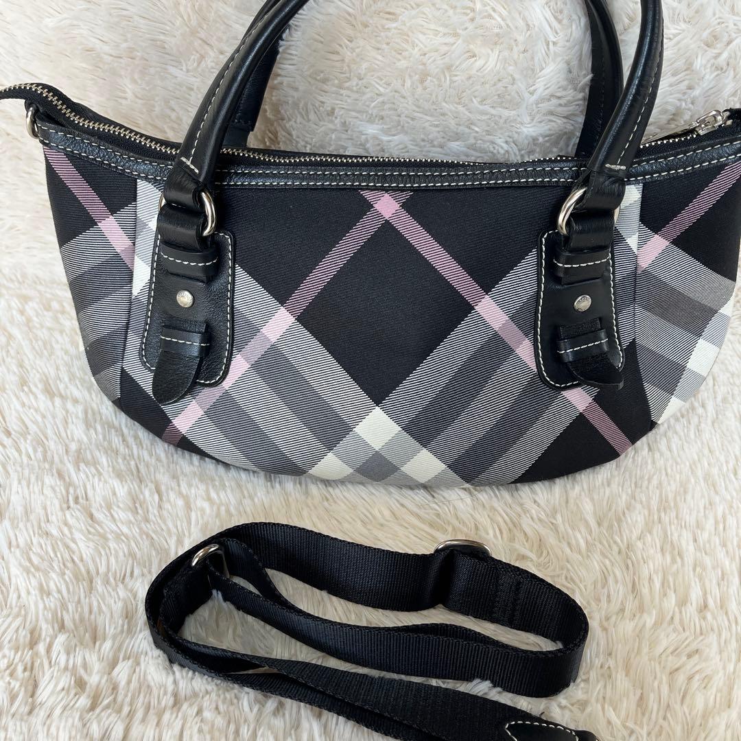 BURBERRY BLUE LABEL ショルダーバックノバチェック 2way