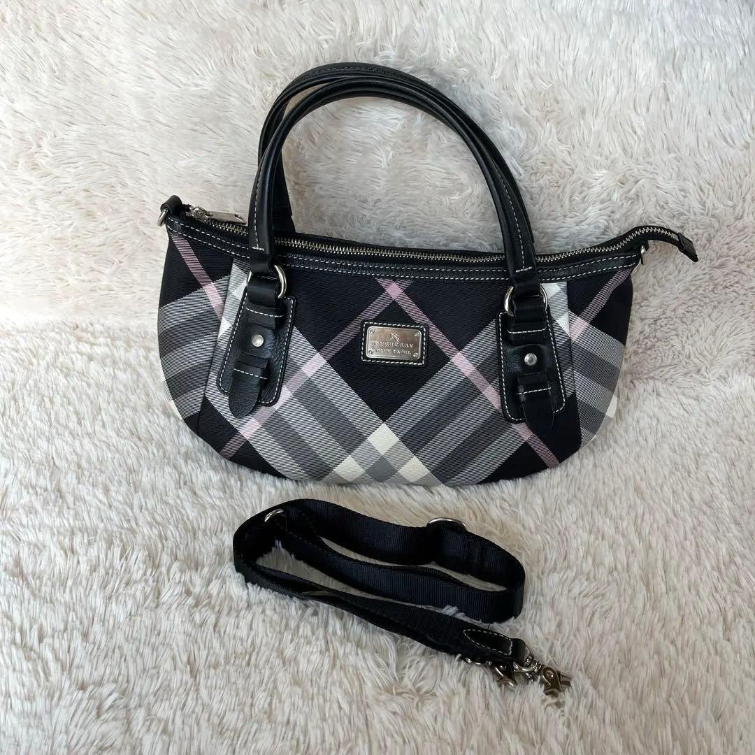 BURBERRY BLUE LABEL ショルダーバックノバチェック 2way