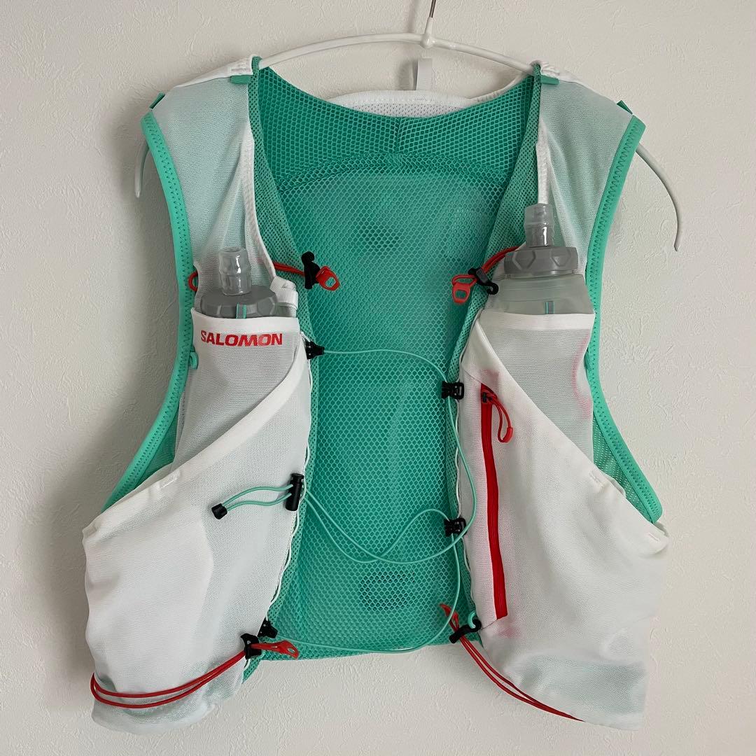 ウォーキング・ランニングウェア ADV SKIN 5 WHITE / Electric Green