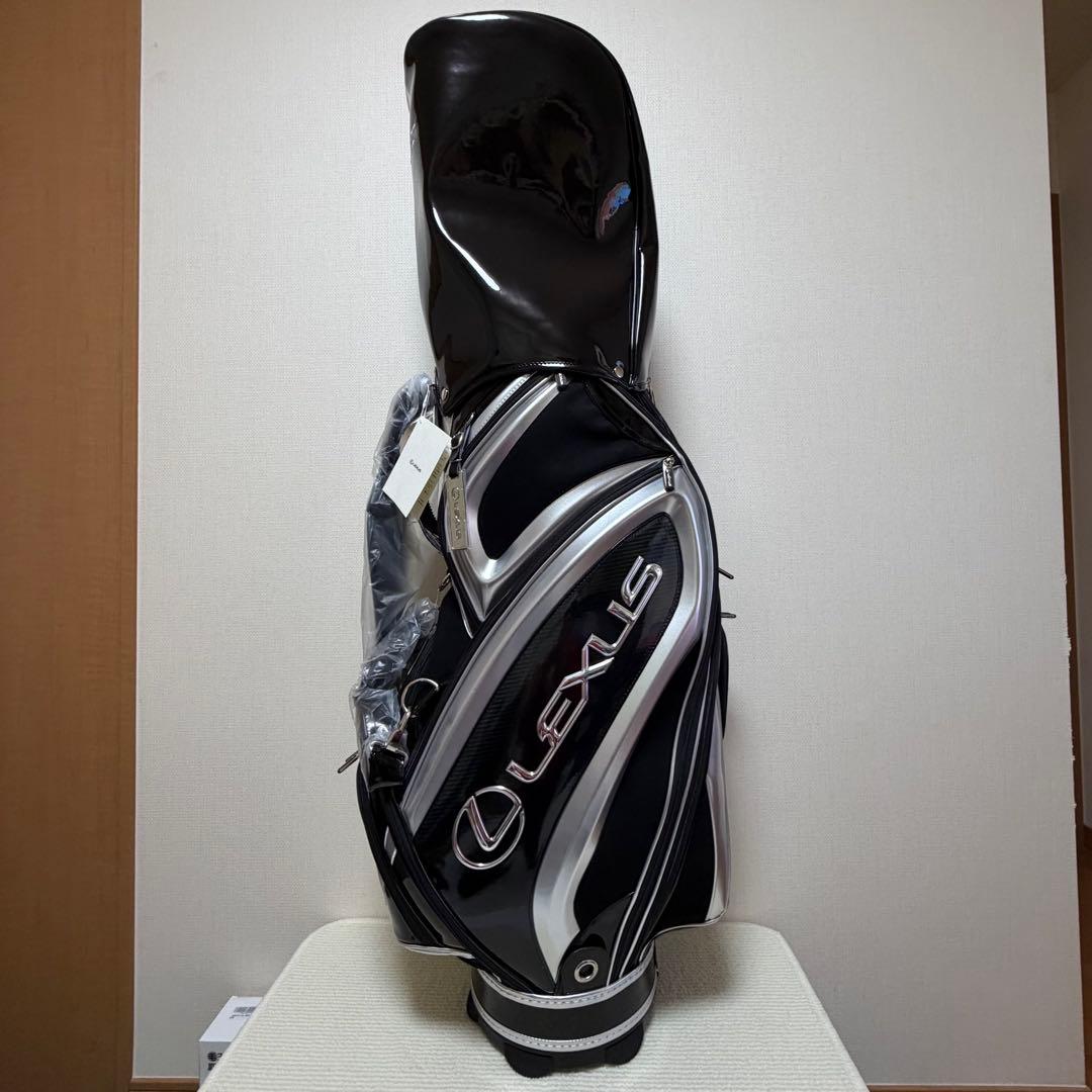 非売品　新品未使用レクサスオリジナルキャディバッグ　ブラック