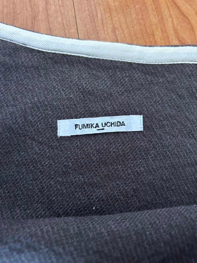 週末お値下げ！FUMIKA UCHIDA ワンショルダーエプロンドレス