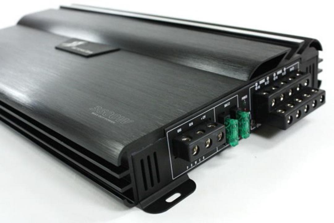 大出力車載パワーアンプ新品即納！最大5ch3600w出力可能！