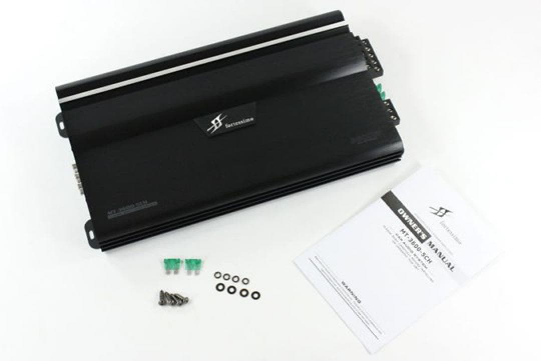 大出力車載パワーアンプ新品即納！最大5ch3600w出力可能！