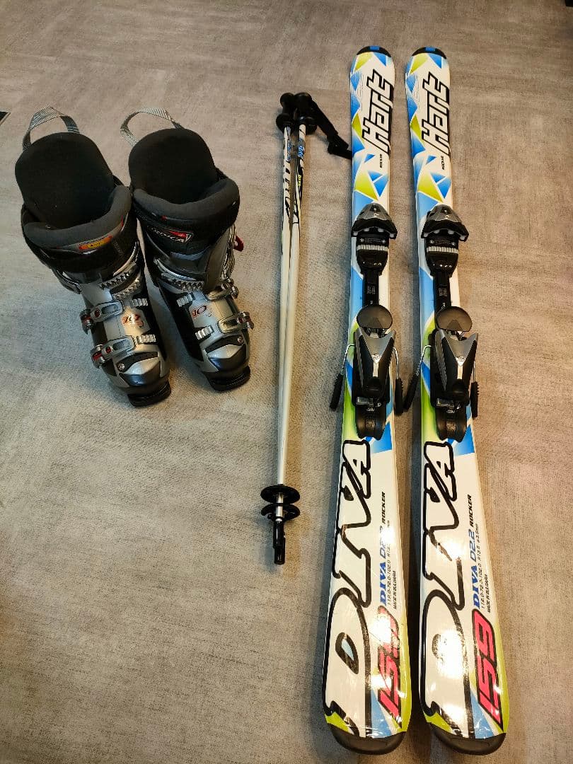 HARTスキー板 NORDICA スキーブーツセット