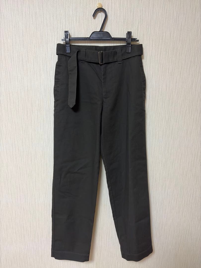 MHL. ベルト付きワークパンツ