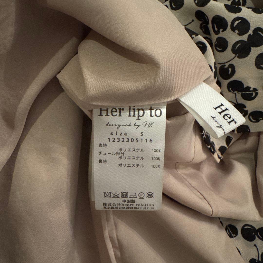 herlipto チェリーワンピース