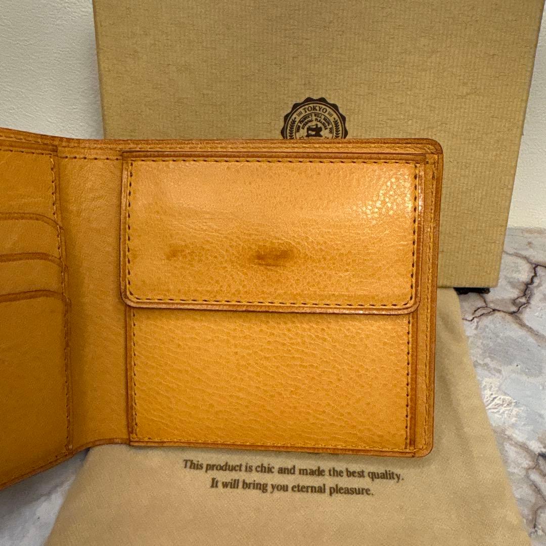 セール‼️GANZO ミネルバナチュラル　 二つ折り財布