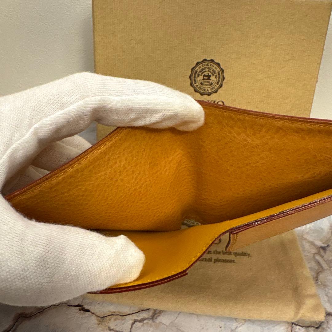 セール‼️GANZO ミネルバナチュラル　 二つ折り財布