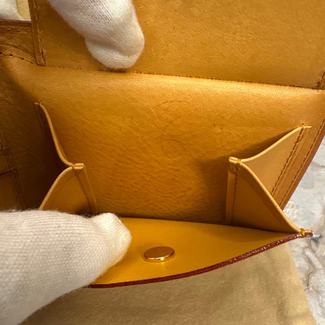 セール‼️GANZO ミネルバナチュラル　 二つ折り財布