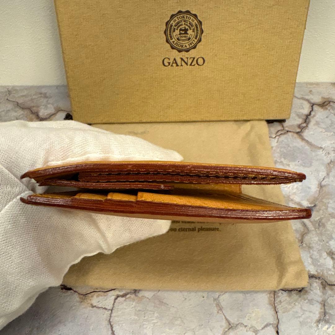 セール‼️GANZO ミネルバナチュラル　 二つ折り財布