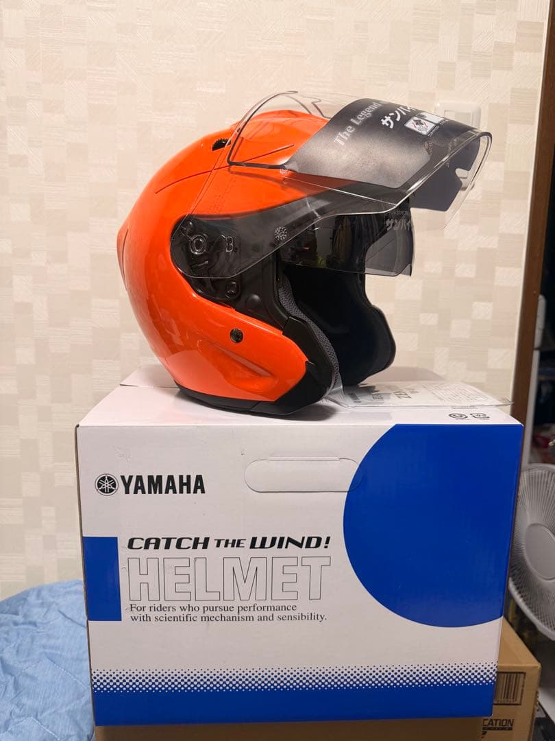 ヤマハ ジェットヘルメット YJ-17 ゼニス Ｌ:ダークオレンジ