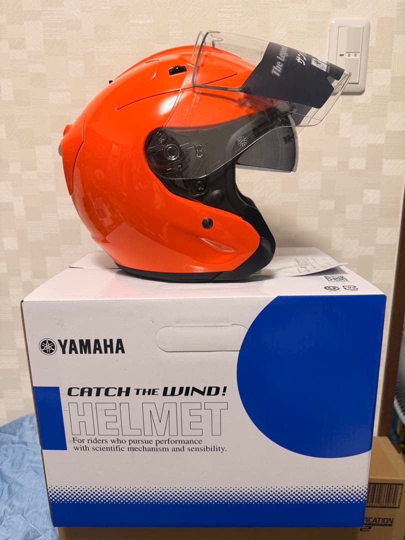 ヤマハ ジェットヘルメット YJ-17 ゼニス Ｌ:ダークオレンジ