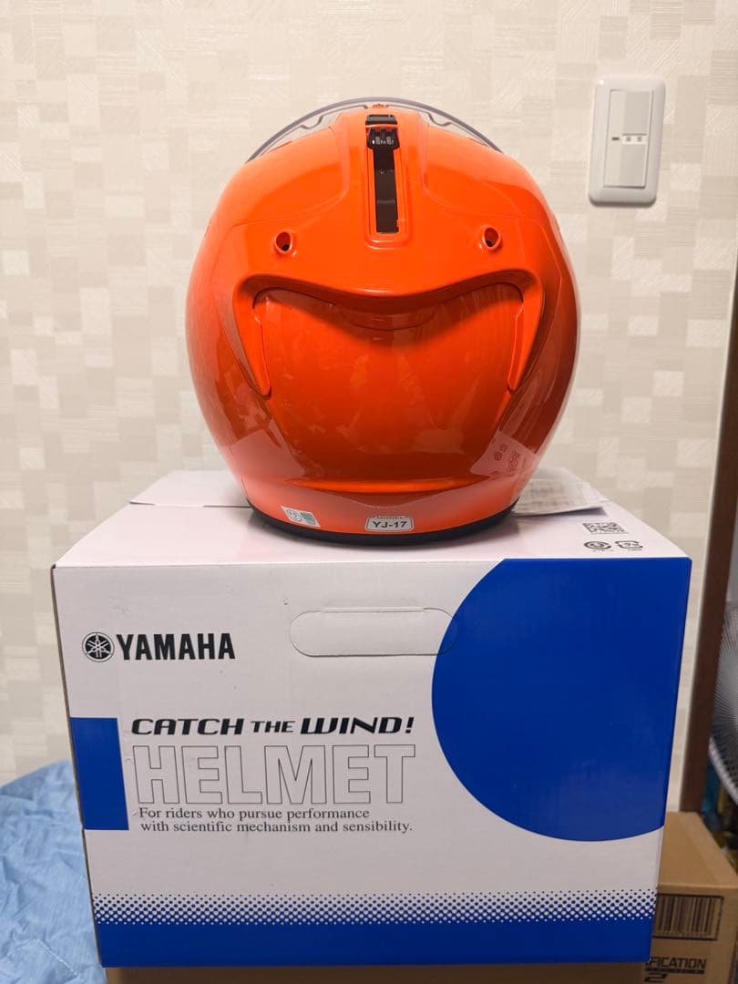 ヤマハ ジェットヘルメット YJ-17 ゼニス Ｌ:ダークオレンジ