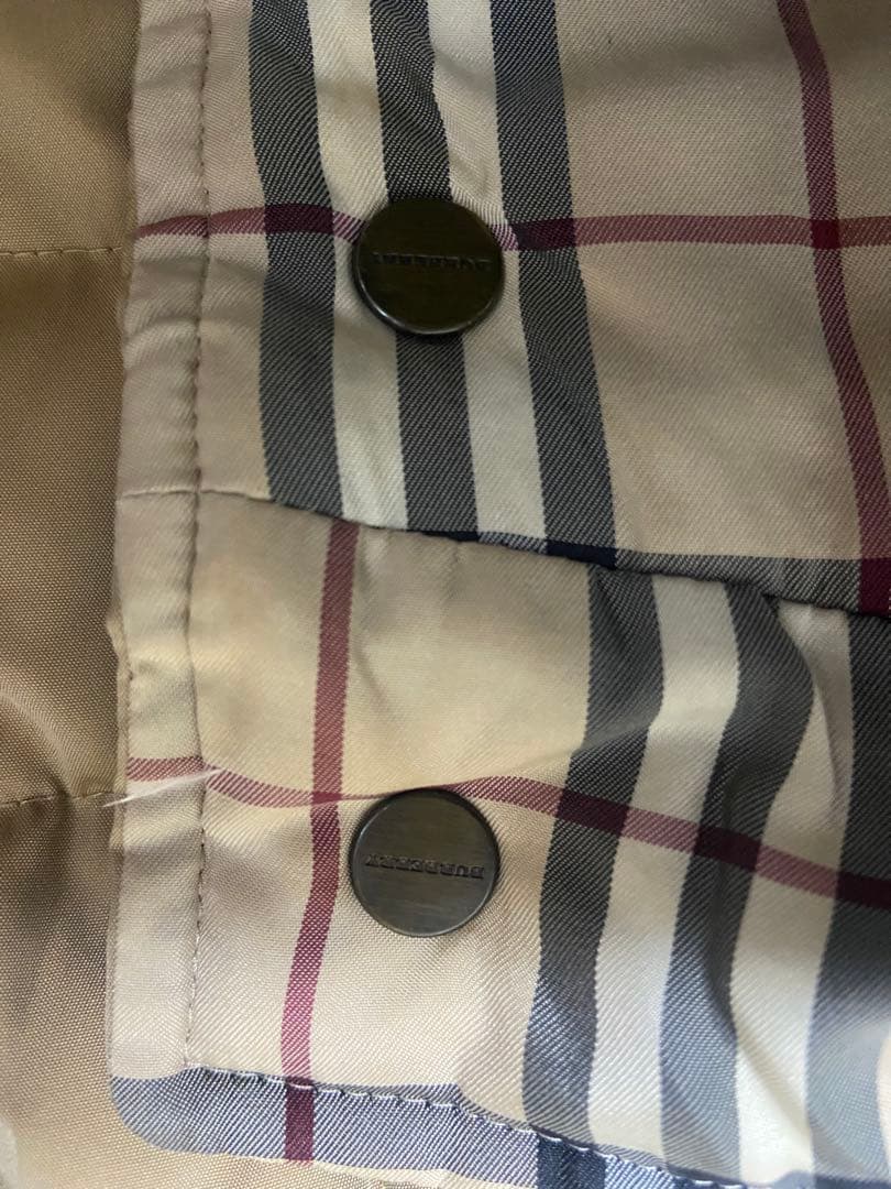 Burberry チェック柄 キルティングベスト