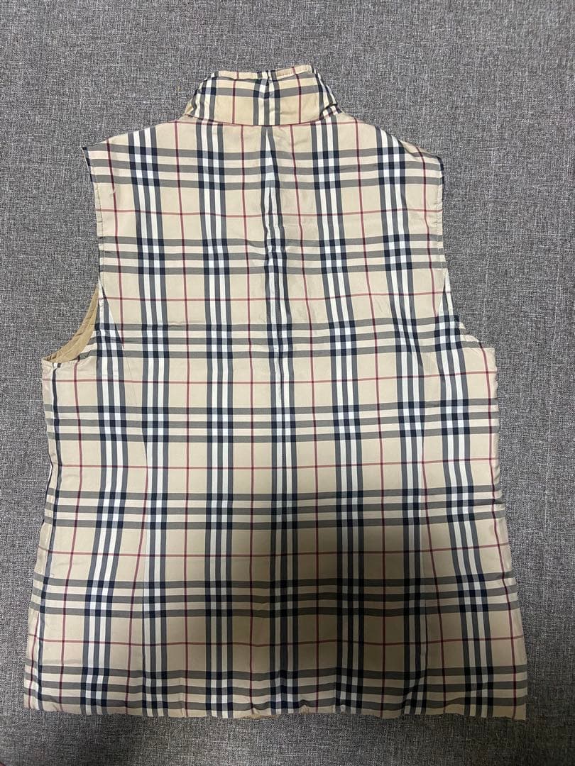 Burberry チェック柄 キルティングベスト