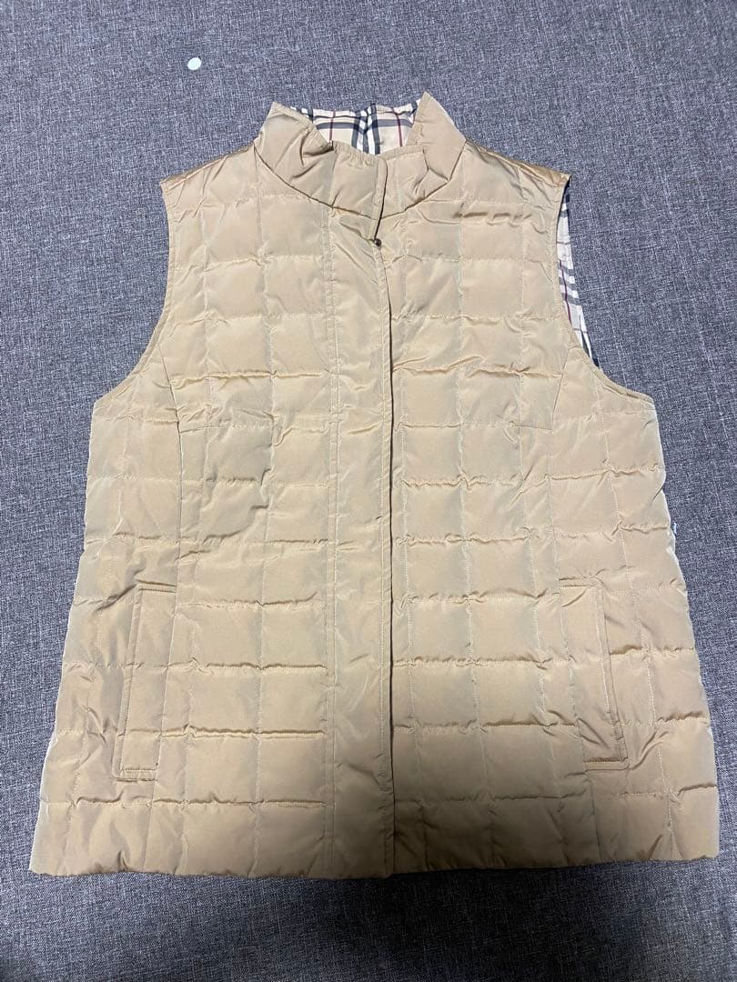 Burberry チェック柄 キルティングベスト