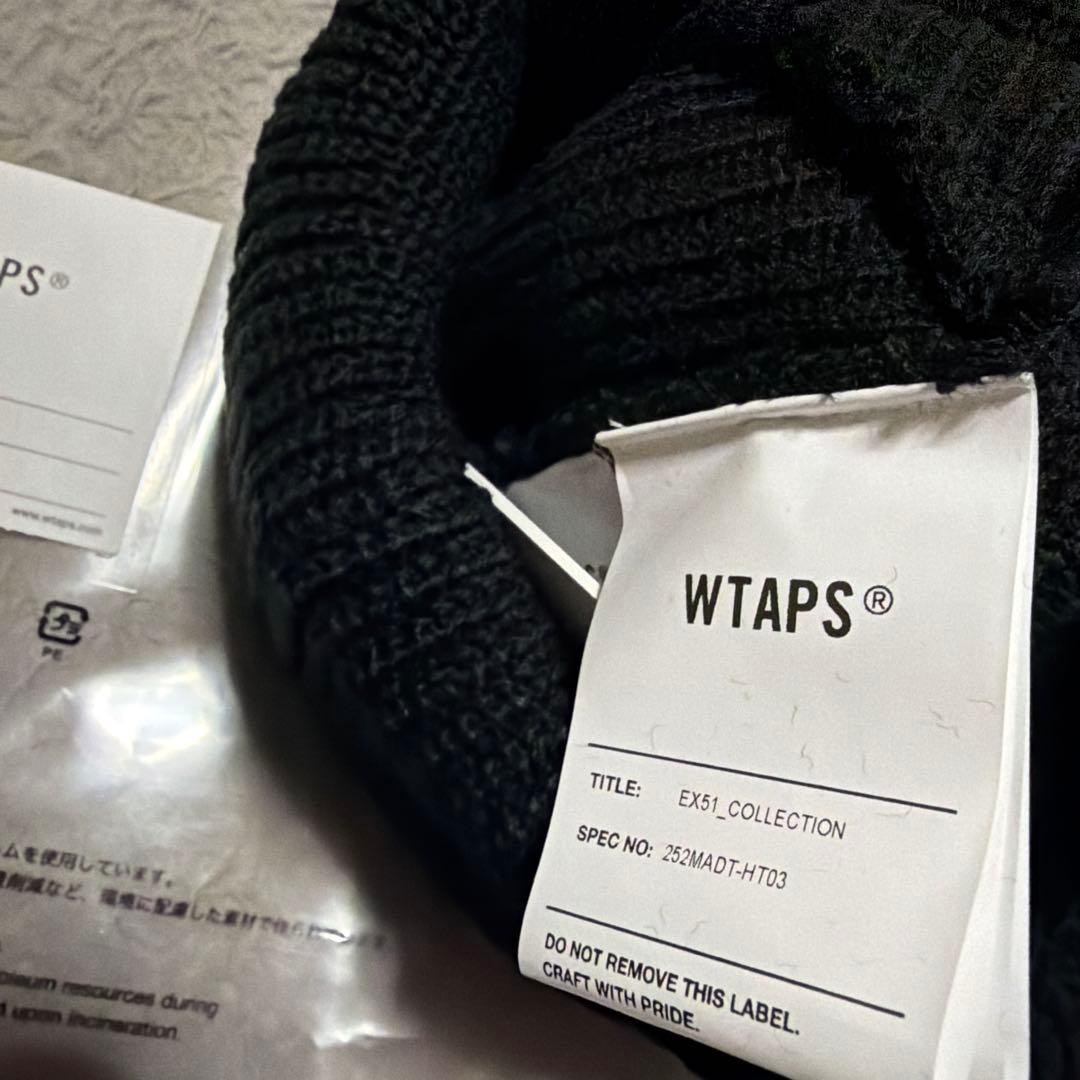 25aw WTAPS SGT BEANIE ニットキャップ　wtvua 黒