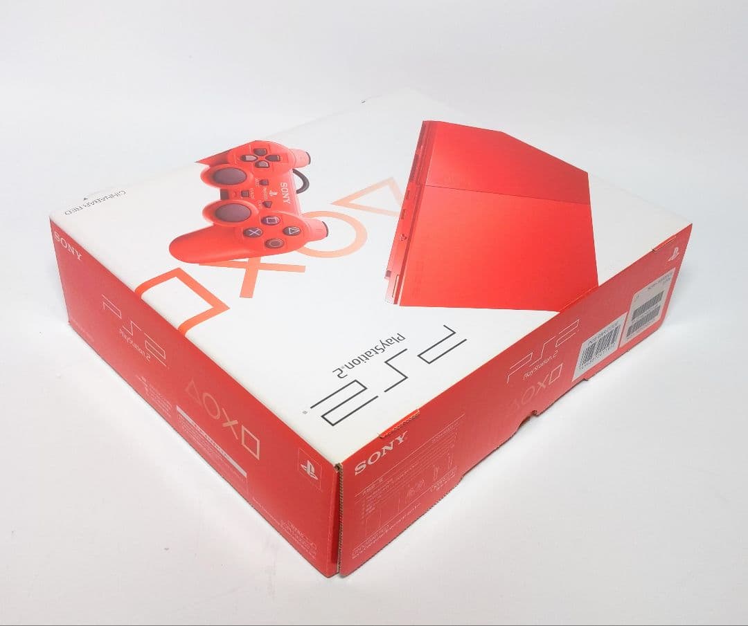 未使用！ PlayStation2 SCPH-90000 シナバーレッド PS2