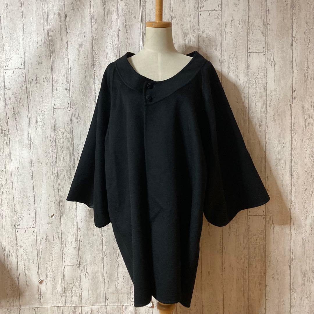 ドルマン ポンチョ ケープコートタイプ カシミヤコート カシミア100%