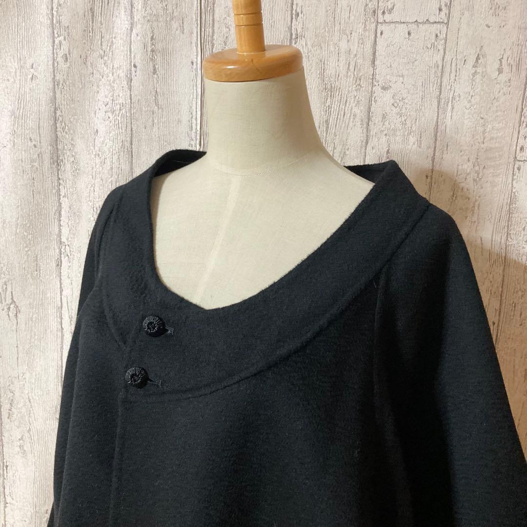 ドルマン ポンチョ ケープコートタイプ カシミヤコート カシミア100%