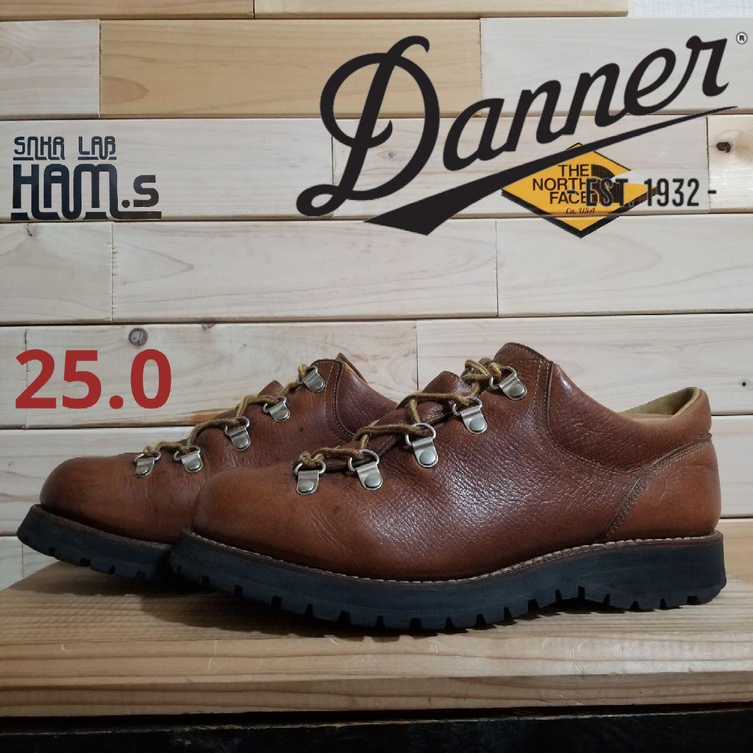 美品　廃盤　Danner　マウンテントレイル ロー　25　ダナー　軽量　シボ革