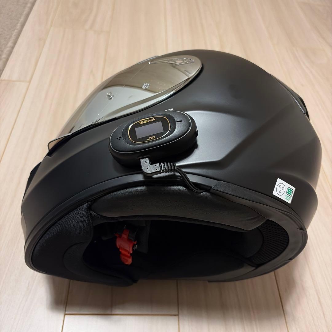 OGK KABUTO SHUMA M ミラーシールド Sena J10 インカム